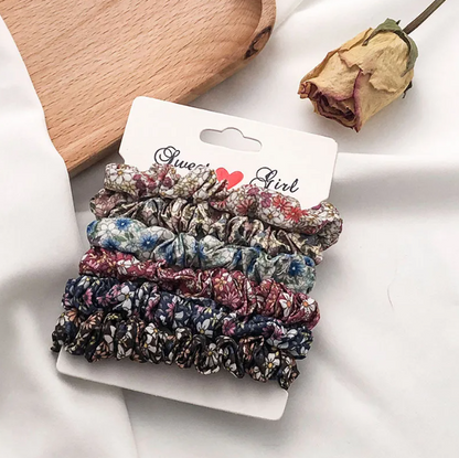 Colored Satin Scrunchie