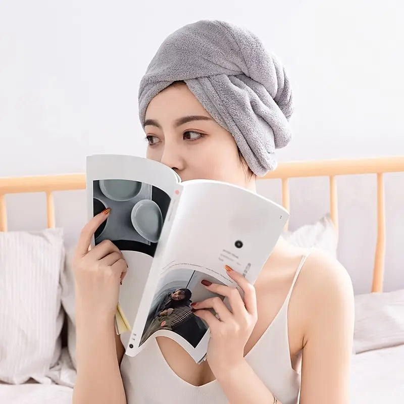Microfiber Hair Drying Cap