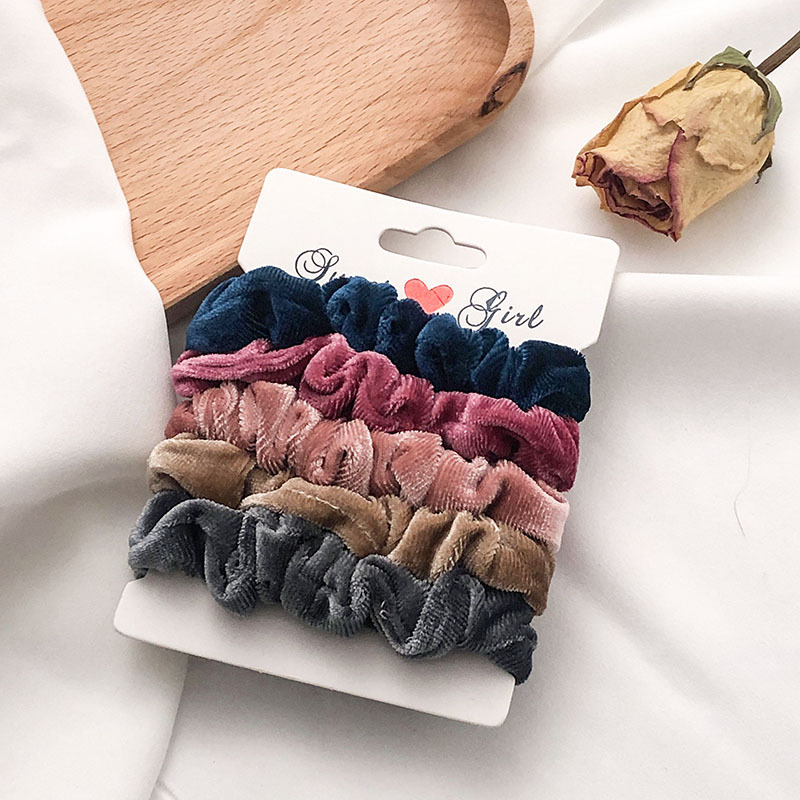 Colored Satin Scrunchie
