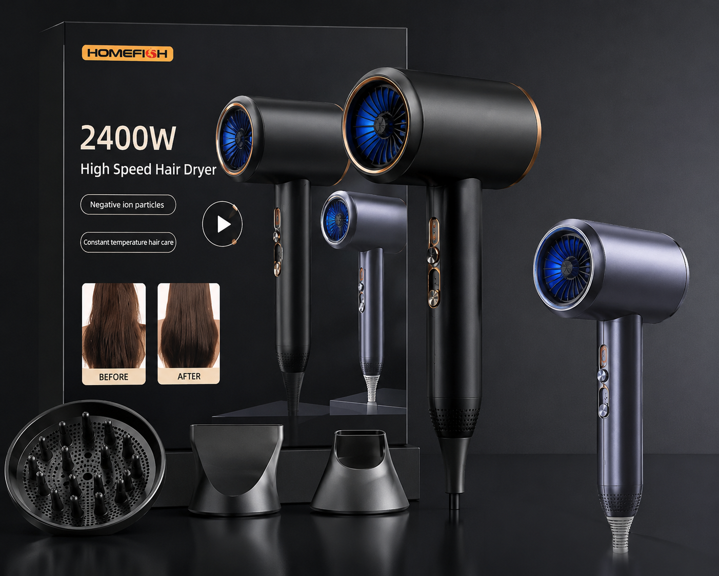 Lumiere Pro Hair Dryer — 2400W
