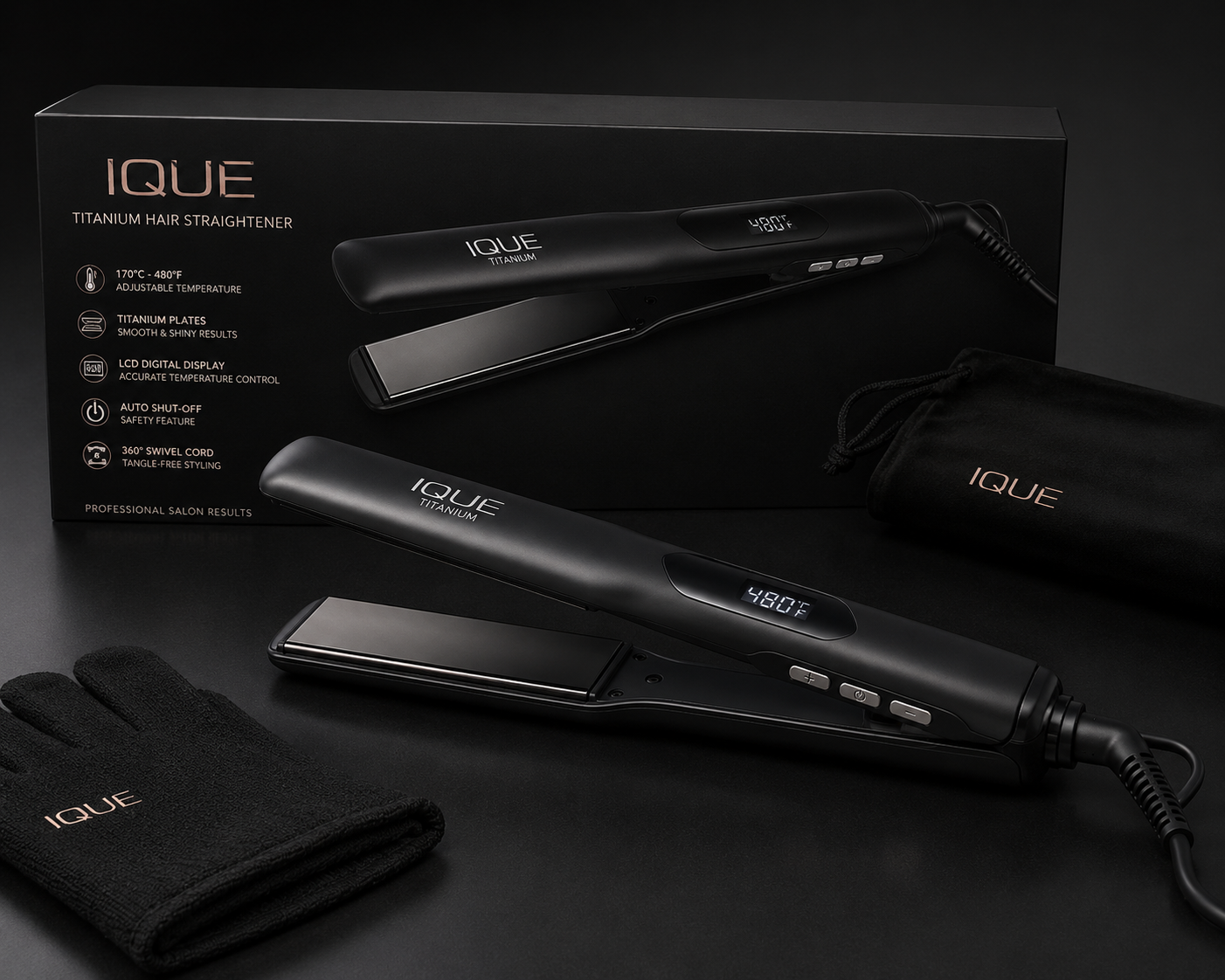 Lumiere Pro 2-in-1 Titanium Flat Iron