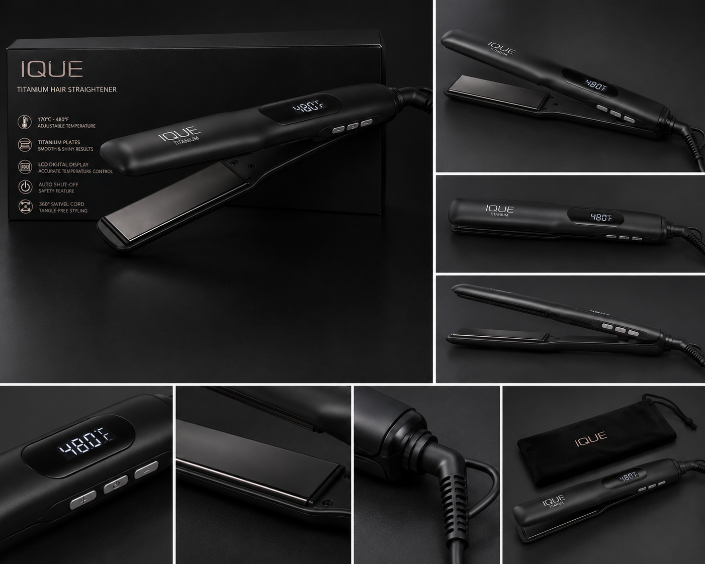Lumiere Pro 2-in-1 Titanium Flat Iron