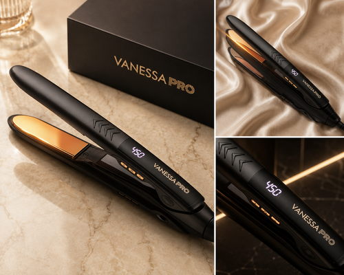Titanium Flat Iron Hair Straightener