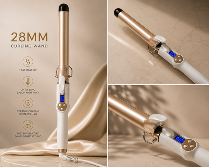 Large Curl Electric Curling Iron