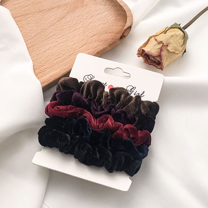 Colored Satin Scrunchie