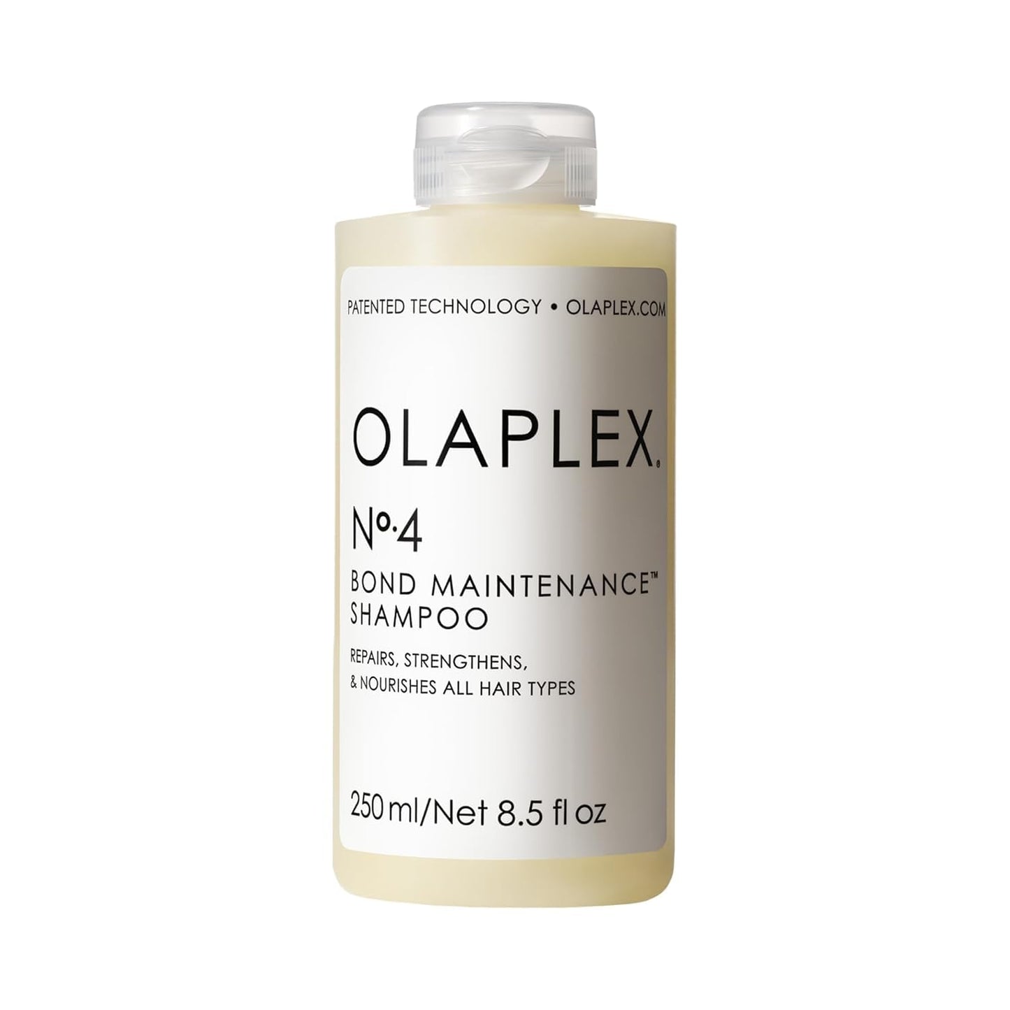 Olaplex No. 4 Bond Maintenance Shampoo Repairs Strengthens & Nourishes All Hair Types Adds Shine & Leaves Hair Feeling Soft 8.5 fl oz